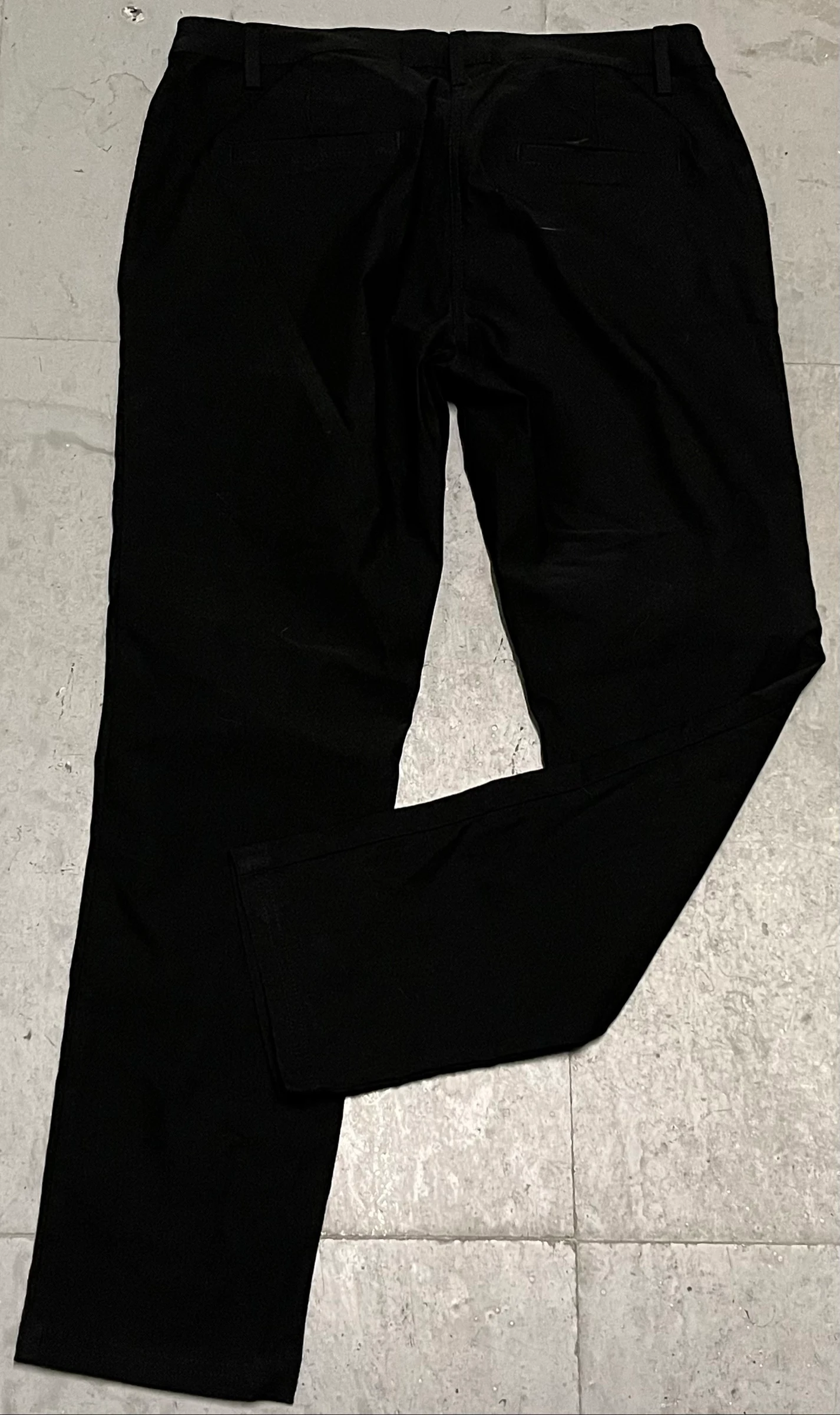 Zwarte lycra broeken met ritsen – photo 2